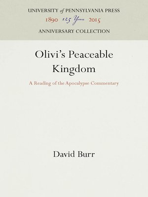 cover image of Olivi's Peaceable Kingdom